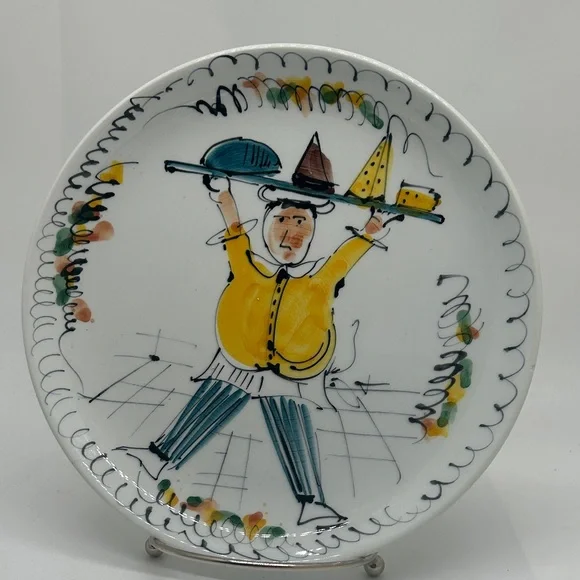 3 Italion Vintage Ricardo Dinner Plates - Picture 2 of 4